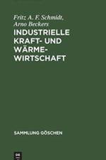 Industrielle Kraft- und Warmewirtschaft af Fritz A F Schmidt