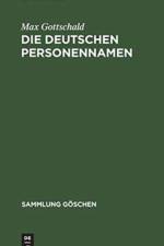 Deutschen Personennamen af Max Gottschald