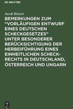 Bemerkungen Zum 