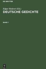 Deutsche Gedichte. Band 1