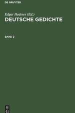 Deutsche Gedichte. Band 2