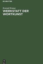 Werkstatt Der Wortkunst af Konrad Krause