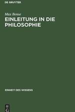 Einleitung in Die Philosophie af Max Bense