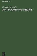Anti-Dumping-Recht af Kurt Junckerstorff