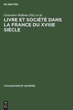 Livre et societe dans la France du XVIIIe siecle