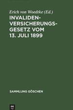 Invalidenversicherungsgesetz Vom 13. Juli 1899