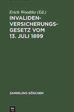 Invalidenversicherungsgesetz Vom 13. Juli 1899