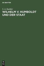 Wilhelm V. Humboldt Und Der Staat af S a Kaehler