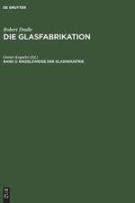 Einzelzweige Der Glasindustrie