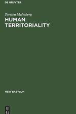 Human Territoriality af Torsten Malmberg