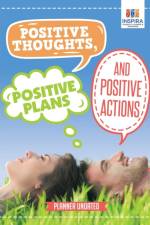 Positive Thoughts, Positive Plans and Positive Actions - Planner Undated af Planners