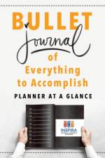 Bullet Journal of Everything to Accomplish Planner at a Glance af Notebooks Inspira Journals