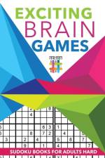 Exciting Brain Games Sudoku Books for Adults Hard af Senor Sudoku