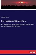 negotium utiliter gestum af August Sturm
