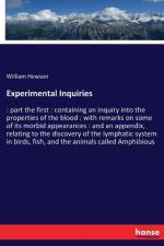 Experimental Inquiries af William Hewson