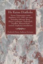 He Kaine Diatheke af F H a Scrivener