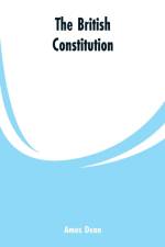 British Constitution af Amos Dean