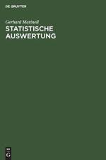 Statistische Auswertung af Gerhard Marinell