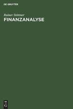 Finanzanalyse af Rainer Stoettner