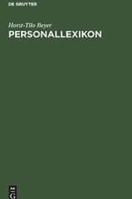 Personallexikon af Horst-Tilo Beyer