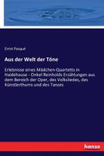 Aus der Welt der Toene af Ernst Pasque