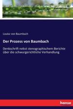 Prozess von Baumbach af Louise von Baumbach