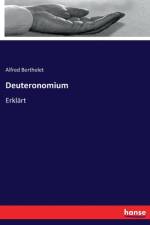 Deuteronomium af Alfred Bertholet