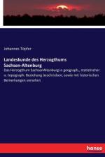 Landeskunde des Herzogthums Sachsen-Altenburg af Johannes Toepfer