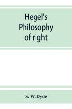 Hegel's Philosophy of right af S W Dyde