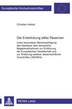 Die Entstrickung Stiller Reserven af Christian Herbst