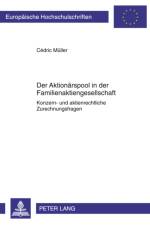 Der Aktionaerspool in Der Familienaktiengesellschaft af Cedric Muller