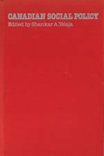 Canadian Social Policy af Shankar A. Yelaja