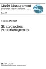 Strategisches Preismanagement af Tobias Meffert