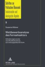 Wettbewerbsanalyse Des Fernsehsektors af Susanna Huebner