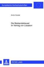 Die Beistandsklausel Im Vertrag Von Lissabon af Armin Kockel