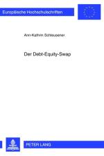 Der Debt-Equity-Swap af Ann-Kathrin Schleusener