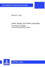 Recht, Gesetz Und Freiheit Postmodern af Barbara A Freier