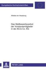 Das Wettbewerbsverbot Der Vorstandsmitglieder in Der AG & Co. Kg af Wiebke Ter Haseborg
