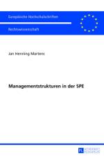 Managementstrukturen in Der Spe af Jan Henning Martens