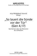 So Lauert Die Suende VOR Der Tuer (Gen 4,17)