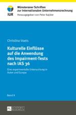 Kulturelle Einfluesse Auf Die Anwendung Des Impairment-Tests Nach IAS 36 af Christina Voets