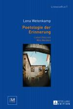 Poetologie Der Erinnerung af Lena Wetenkamp