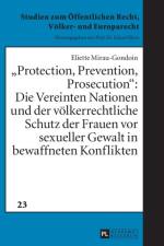 Protection, Prevention, Prosecution af Eliette Mirau-Gondoin