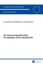 Der Personengesellschafter ALS Glaeubiger Seiner Gesellschaft af L Graf Wolffskeel V Reichenberg