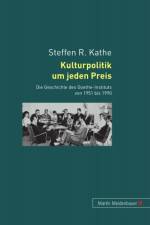 Kulturpolitik Um Jeden Preis af Steffen R Kathe