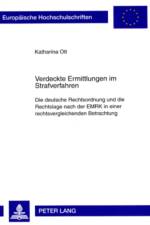 Verdeckte Ermittlungen Im Strafverfahren af Katharina Ott