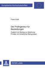 Der Pruefingenieur Fuer Bauleistungen af Frank Kluth