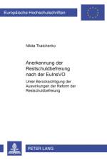 Anerkennung Der Restschuldbefreiung Nach Der Euinsvo
