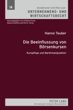 Die Beeinflussung Von Boersenkursen af Hanno Teuber