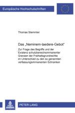 Das Neminem-laedere-Gebot af Thomas Stemmler